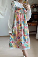 Floral Pattern Spaghetti Straps Summer Long Dress