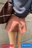Low Waist Retro Suede Style Shorts