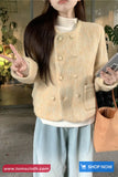 Long Sleeve Simple Elegant Button Coat Jacket