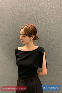 Sleeveless Elegant O-Neck Shirt
