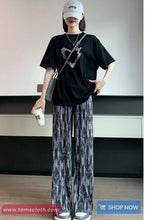 Casual Tie Dye Pattern Long Pants