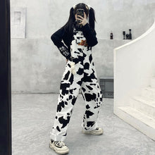 Cow Printing Casual Jumpsuit