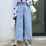 Vintage Frayed Loose Denim Jeans