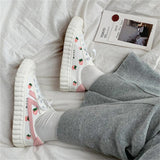 Strawberry Printed Custom Sneakers