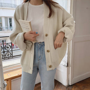 Loose Thick Oversized Cardigan Sweater