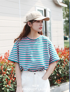 Vintage Short Sleeve Striped Shirt