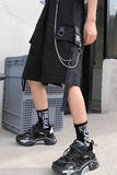 Hip Hop Streetwear Shorts Pants With Chain