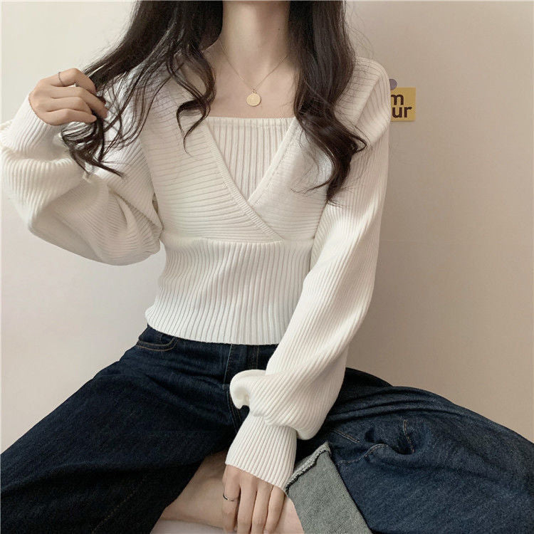 Loose Elegant Design Knitted Sweater