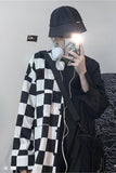 Long Sleeve Hip Hop Half Plaid Shirt