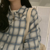 Vintage Oversized Plaid Shirt