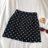 Sexy Polka Dot Skinny Bodycon Skirt