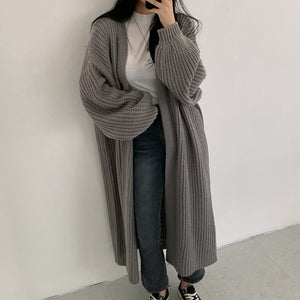 Vintage Loose Long Knitted Oversized Sweater