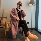 Casual Knitted Long Cardigan Sweater