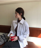 Long Sleeve Casual Striped Blouse Shirt