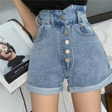 Sexy Elegant Buttons Denim Jeans