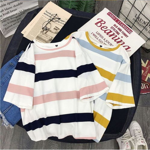 Women Casual Striped Shirt