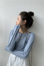 Long Sleeve Ruffle Style Slim Shirts