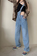 Casual Irregular Style Denim Jumpsuits