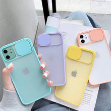 Slide Camera Lens Protection Case For iPhone