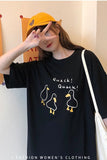 Duck Cartoon Quack Quack Loose Shirt