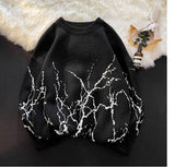 Loose Gothic Pattern Sweater