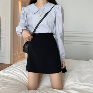 High Waist A-Line Chic Bodycon Mini Skirts