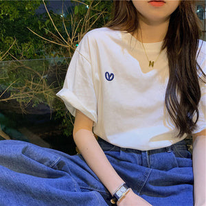 Love Graphic Pocket Embroidered Shirt