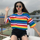 Rainbow Striped T-Shirt