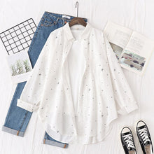 Full Stars Printed Long Sleeve Blouse Shirt