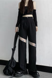 Cute Little Lace Casual Basic Long Pants