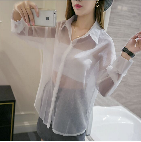 Transparent Shirt White