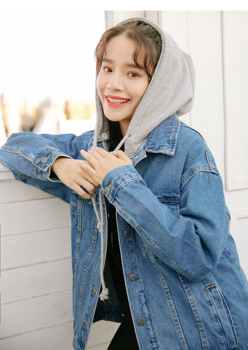 Denim Jacket Hood