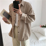 Vintage Stylish Breasted Casual Shirt