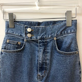 High Waist Splited Wide Leg Slim Jeans Pants