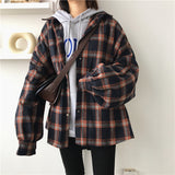 Vintage Plaid Woolen Style Shirt