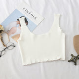 Sexy Knitted Camis Crop Tops