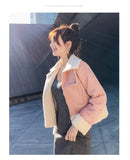 Pink Faux Fur Jacket 