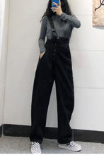 Wide Leg One Shoulder Black Jumpsuits