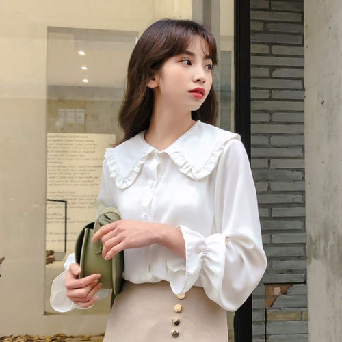 Simple Elegant Casual Blouse Shirt