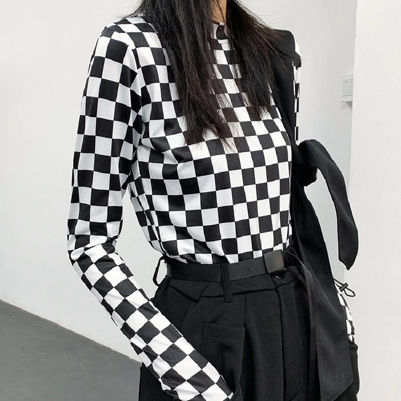 Vintage Checkerboard Long Sleeve Shirt – Tomscloth