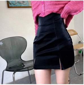 Side Split Sexy Mini Pencil Skirts