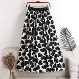 High Waist Heart Shaped Elastic Skirt