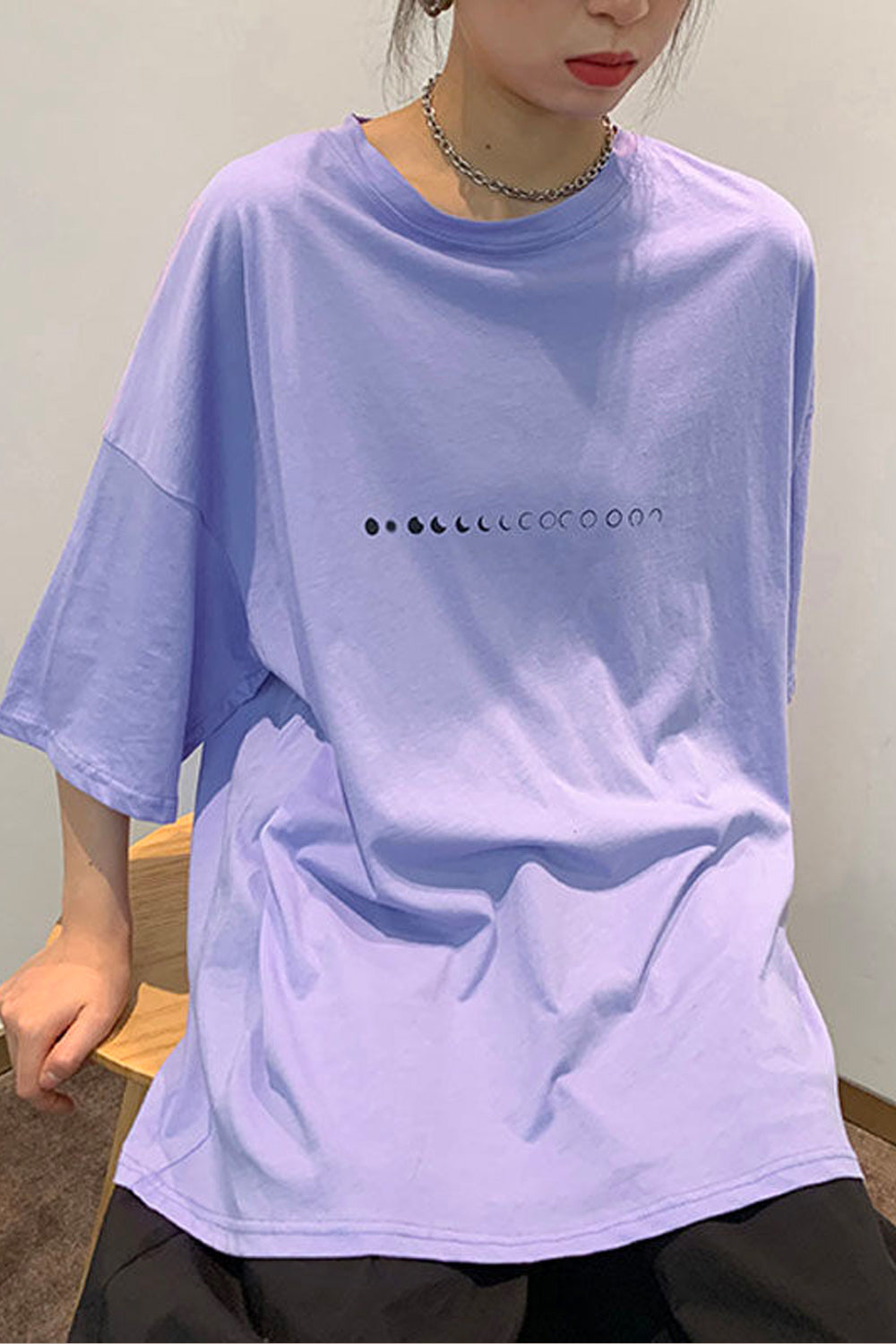 Moon Phase Loose Oversize Shirt – Tomscloth