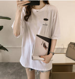 Umbrella Embroidered Loose Shirt
