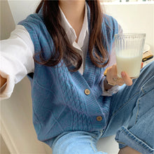 Sleeveless Knitted Vest Sweater