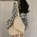 Vintage Oversized Plaid Shirt