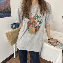 Orange Fruits Printed Loose Shirts