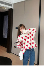 Red Strawberry Full Printed Sweater