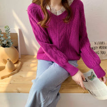Loose Knitting Thick Sweater