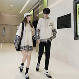 Plaid Hooded Style Loose Oversize Hoodie